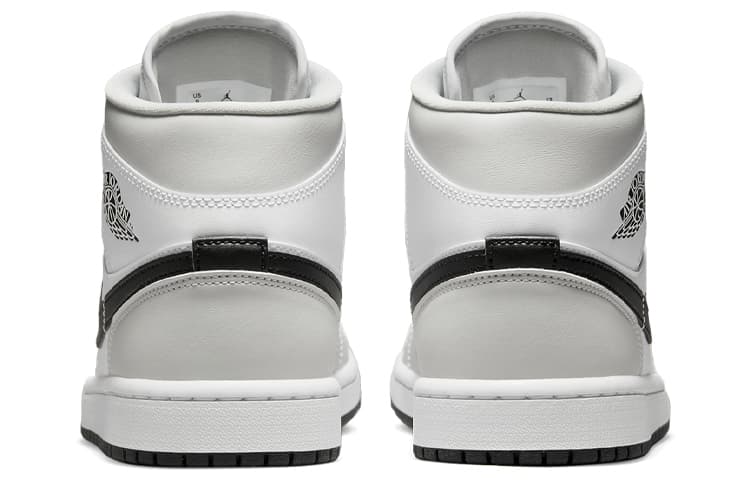 Ретро баскетбольные кроссовки Jordan Air Jordan 1 Mid "Light Smoke Grey" - изображение 5