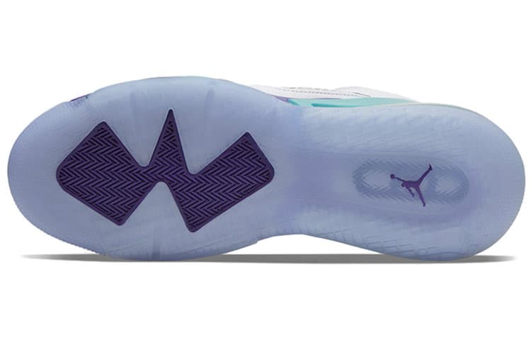 Ретро баскетбольные кроссовки Jordan Mars 270 White Purple - изображение 5