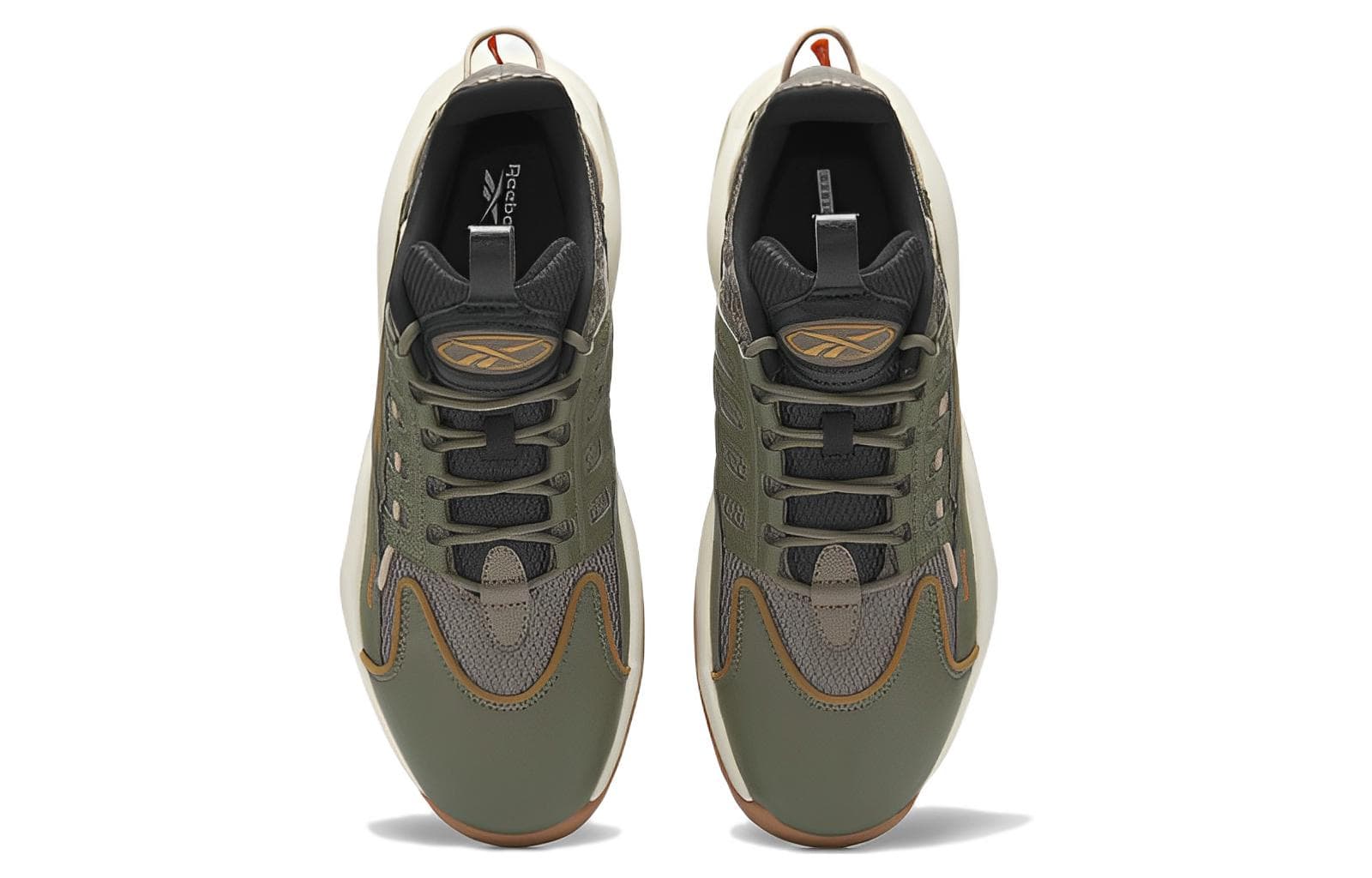 Ретро баскетбольные кроссовки Reebok Solution Mid Green - изображение 3