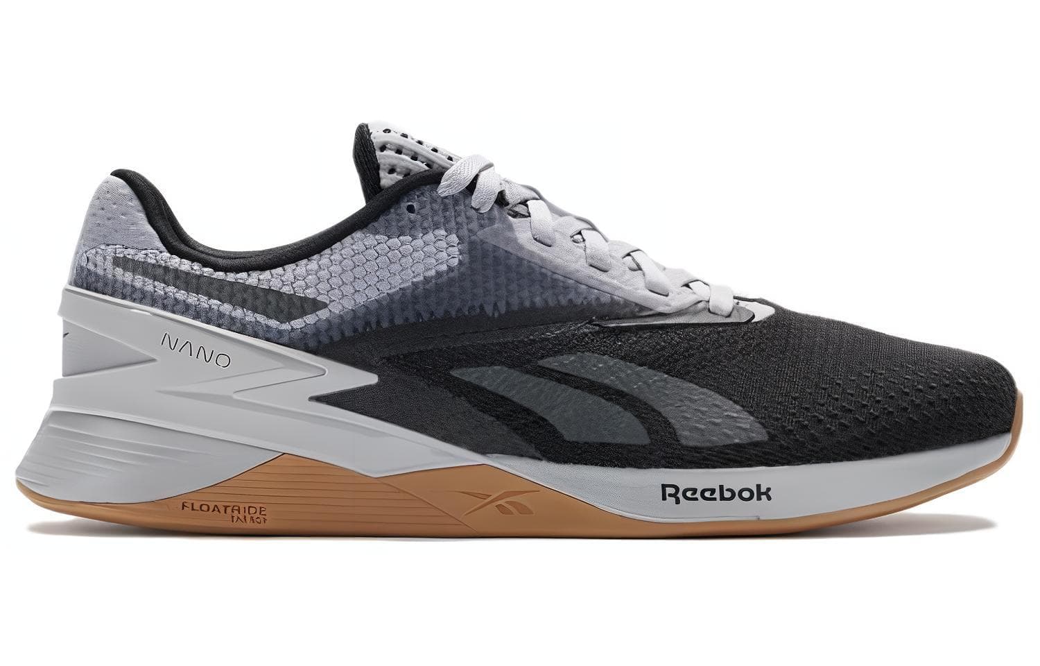 Кроссовки для спортзала Reebok Nano X3 Black Grey - изображение 2