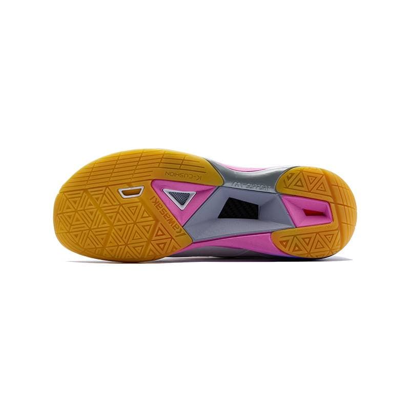 Кроссовки для бадминтона Kawasaki Cross 2,0 Advanced Training Shoes No-Tie Lacing Shock Absorption Anti-Slip Wrap Support Impact Resistance High-Top Badminton Shoes Unisex Colorful Sunshine - изображение 5