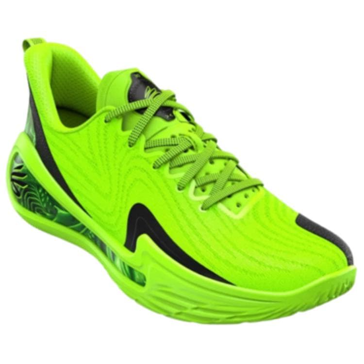 Кроссовки для баскетбола Under Armour Curry 12 Low Топ Баскетбольные кроссовки Мужские Желто-черные - изображение 2