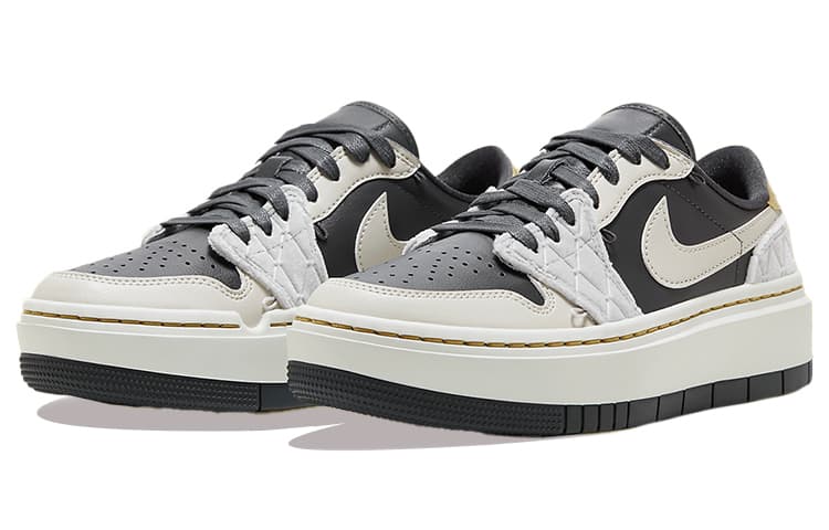 Ретро баскетбольные кроссовки Jordan Air Jordan 1 Elevate Low SE Black Grey - изображение 3