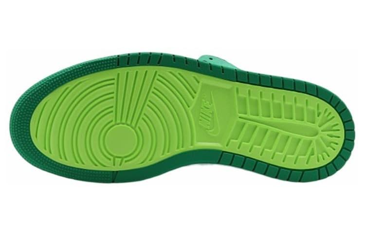 Ретро баскетбольные кроссовки Jordan Air Jordan 1 high zoom air cmft "stadium green" - изображение 5