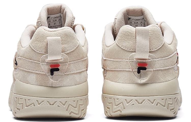 Ретро баскетбольные кроссовки FILA Barricade Low Oatmeal - изображение 4