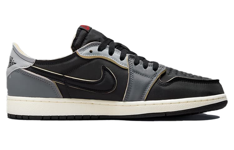 Ретро баскетбольные кроссовки Jordan Air Jordan 1 Low OG EX "Dark Smoke Grey" - изображение 2