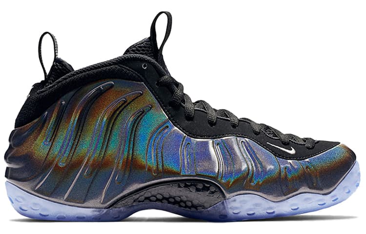 Ретро баскетбольные кроссовки Nike Foamposite One Hologram - изображение 2