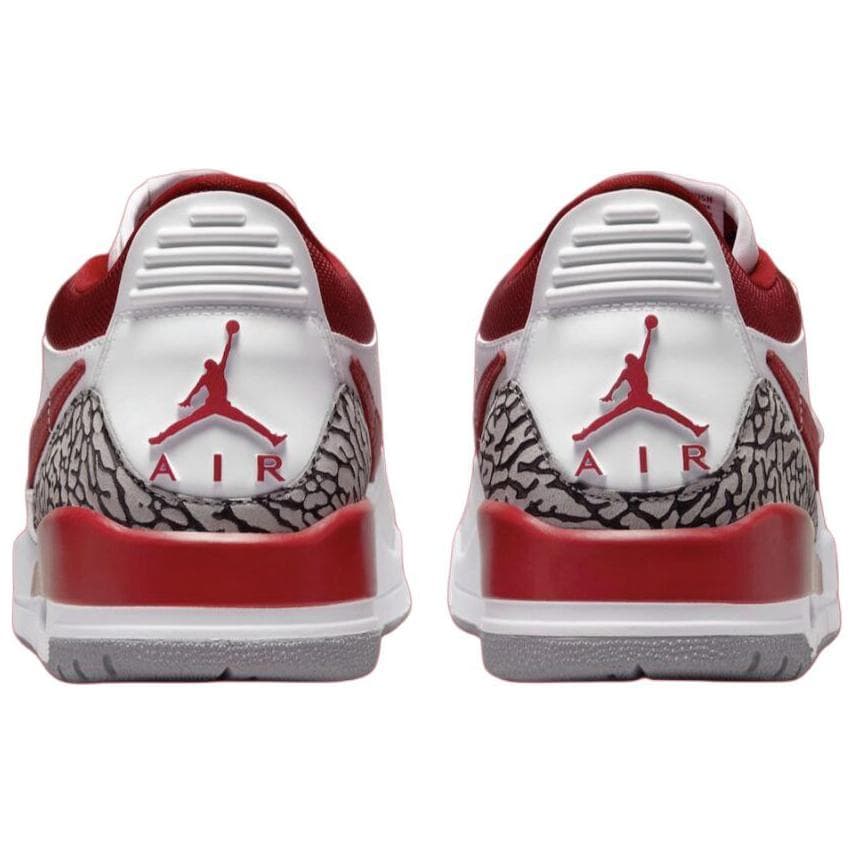 Ретро баскетбольные кроссовки Jordan Legacy 312 кожа синтетический материал Low Gym Red мягкий и удобный противоскользящая износостойкая лоу-топы ретро баскетбольные кроссовки женские белый красный - изображение 5