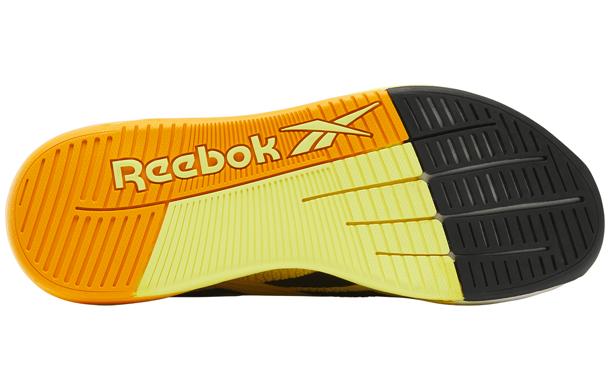 Кроссовки для спортзала REEBOK Nano X5 Low Топ Тренировочные кроссовки Унисекс Белый желтый - изображение 5