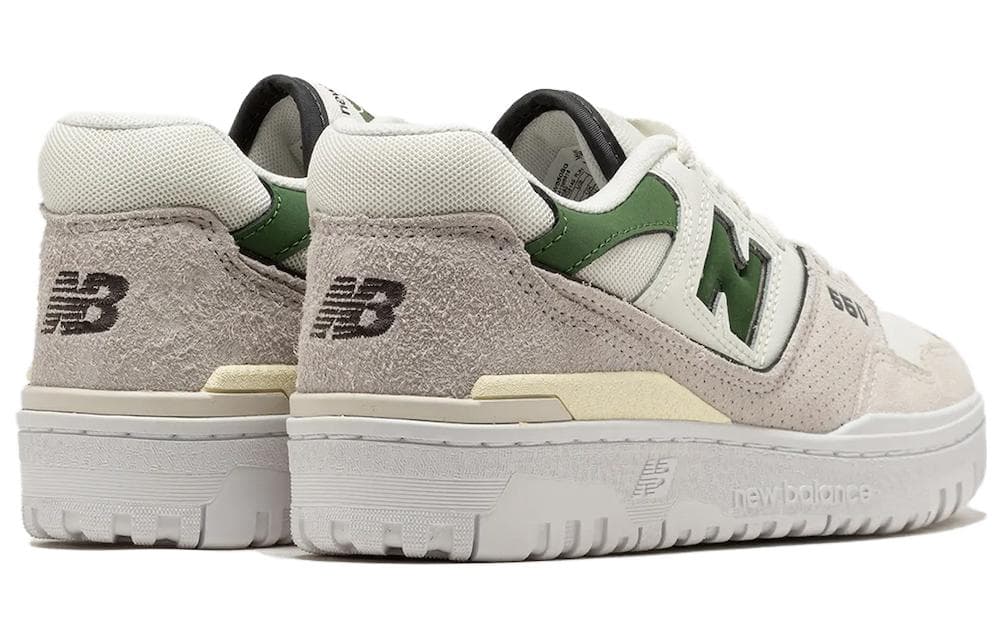 Ретро баскетбольные кроссовки New Balance 550 White Green - изображение 4