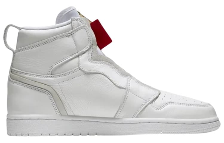 Ретро баскетбольные кроссовки Jordan Air Jordan 1 Retro High Zip White — фото 2