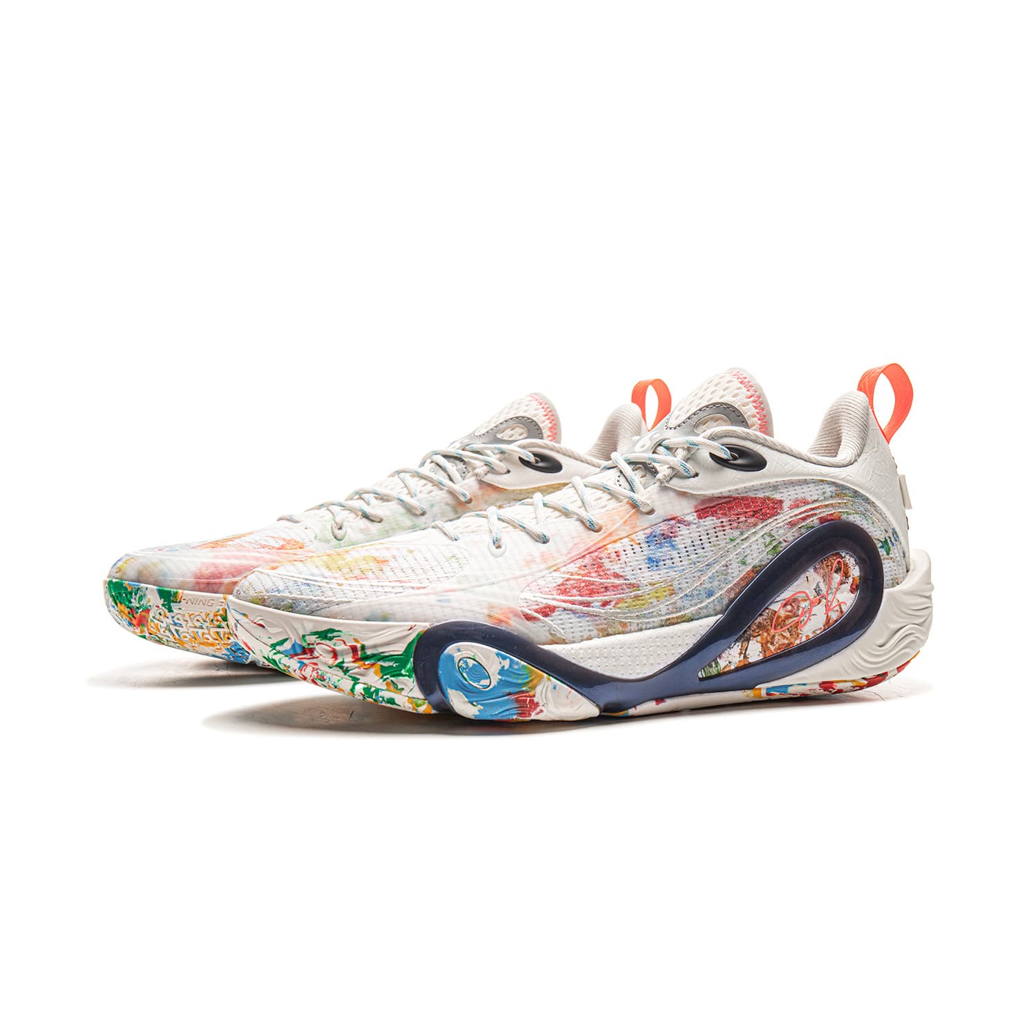 Кроссовки для баскетбола Li-Ning DLO1 Холст Первое поколение Рассела Технология LINING BOOM Стабильная поддержка и облегание Амортизация Лоу-топы Баскетбольные кроссовки Мужской Айвори - изображение 3