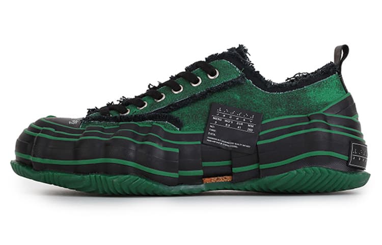 Кеды xVESSEL G.O.P. Lows O.G. "Matrix Green" - изображение 1