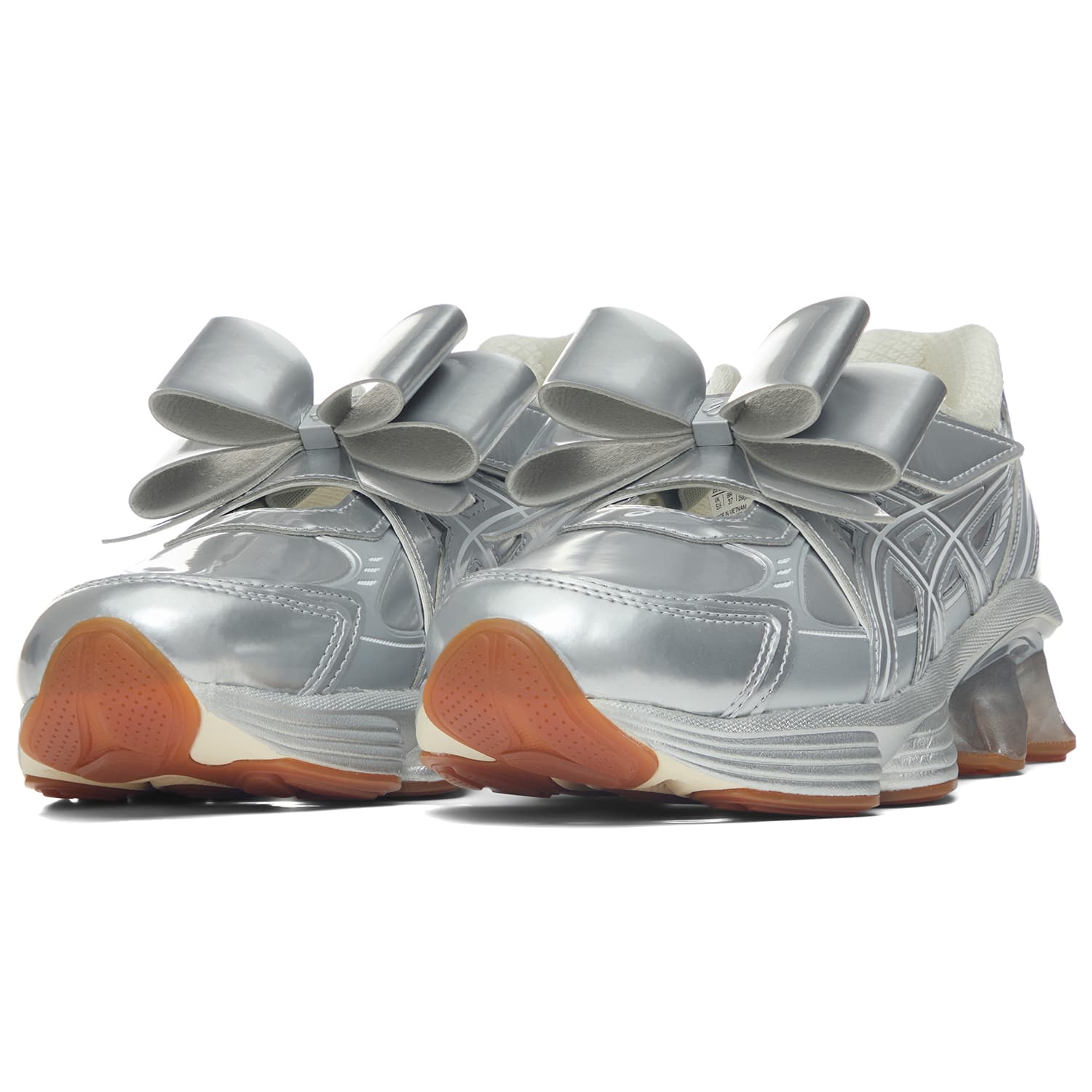 SHUSHU TONG x ASICS Gel Kinetic FLUENT Платформа Туфли Мэри Джейн Женские Серебряные - изображение 4