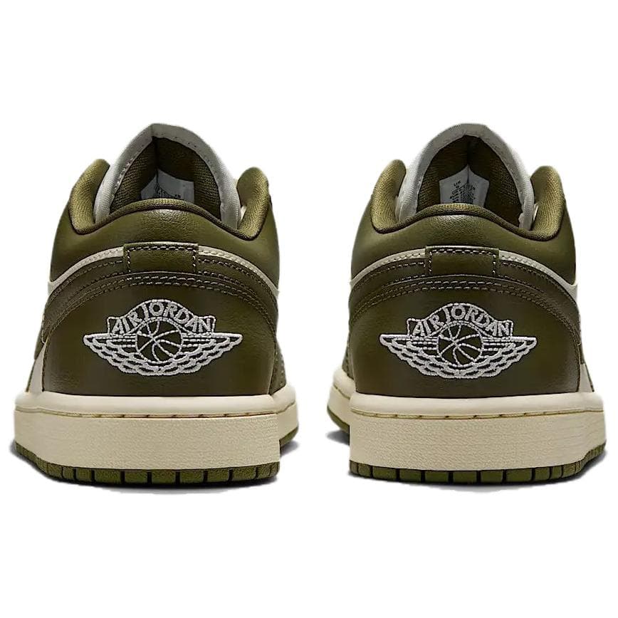 Ретро баскетбольные кроссовки Jordan Air Jordan 1 Low White Green - изображение 5
