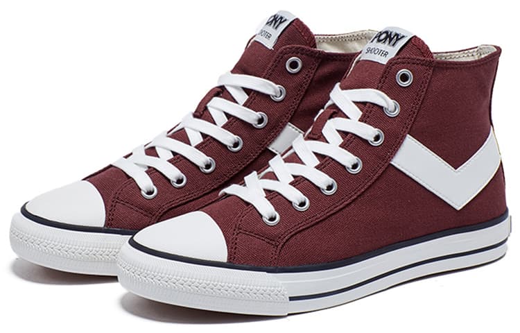 Кеды Pony Shooter High Top Burgundy - изображение 3
