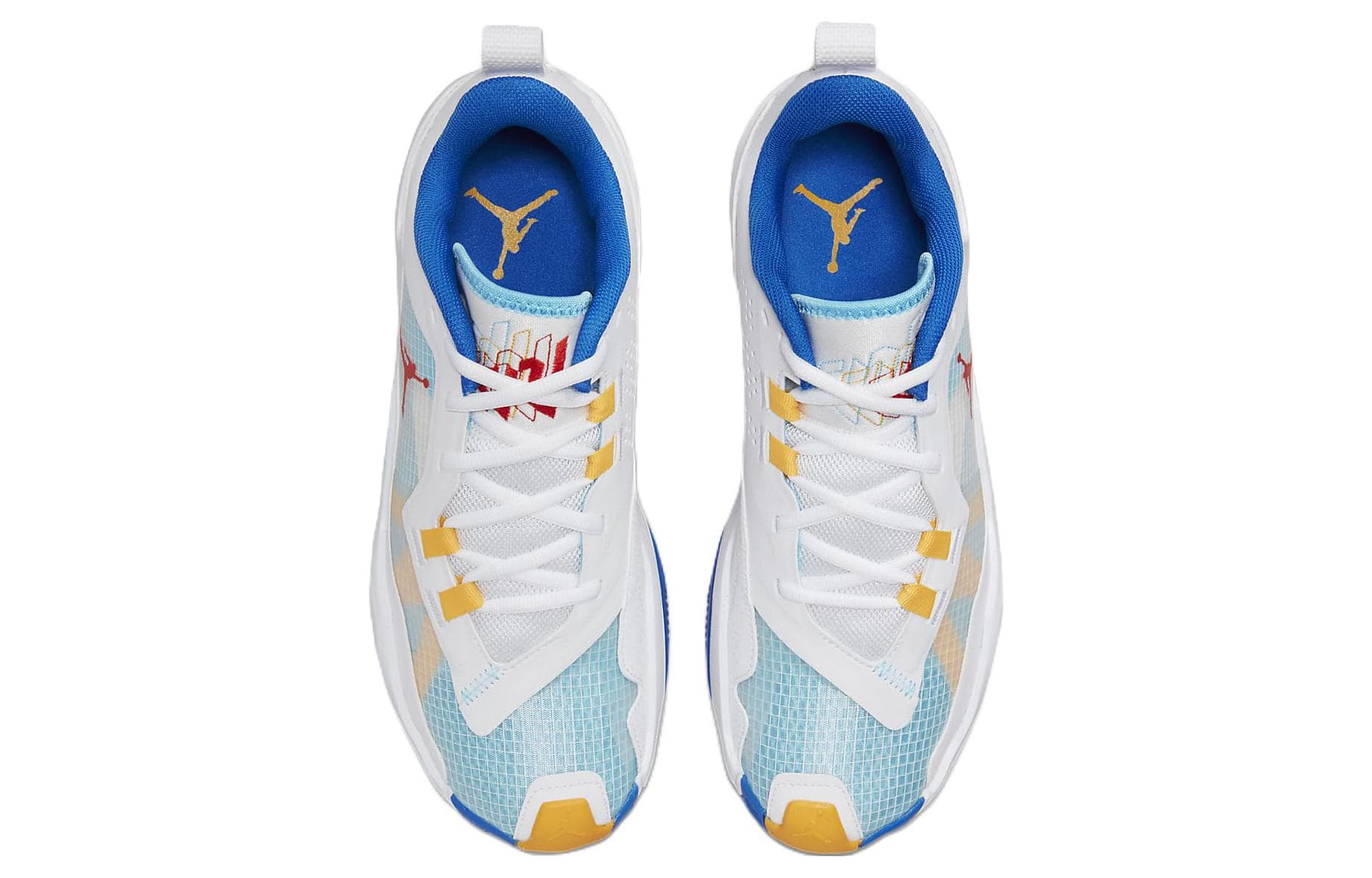 Кроссовки для баскетбола Jordan One Take 4 PF White Blue - изображение 4