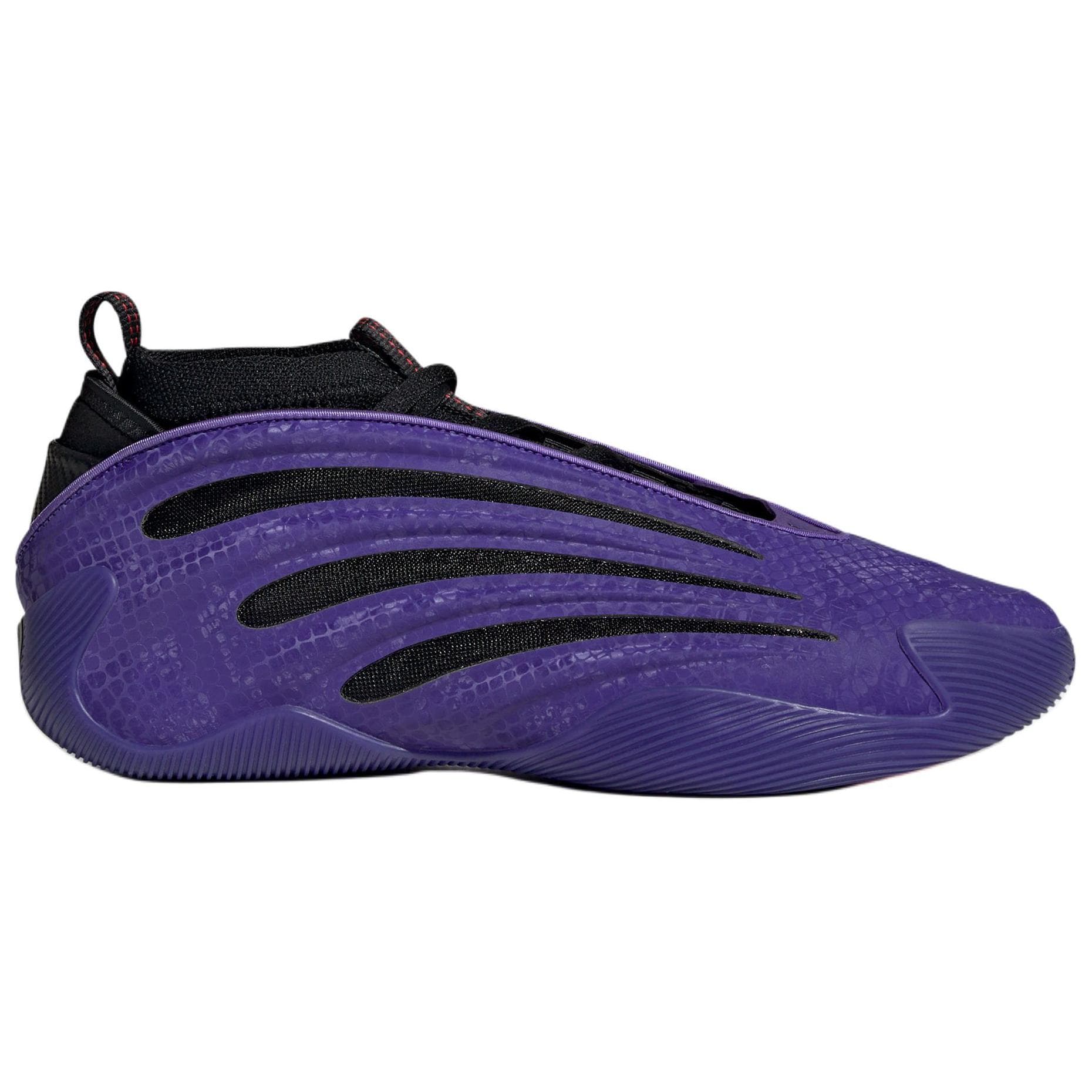 Кроссовки для баскетбола Adidas Harden Vol.9 MID Баскетбольные кроссовки Унисекс Фиолетовый Черный - изображение 2