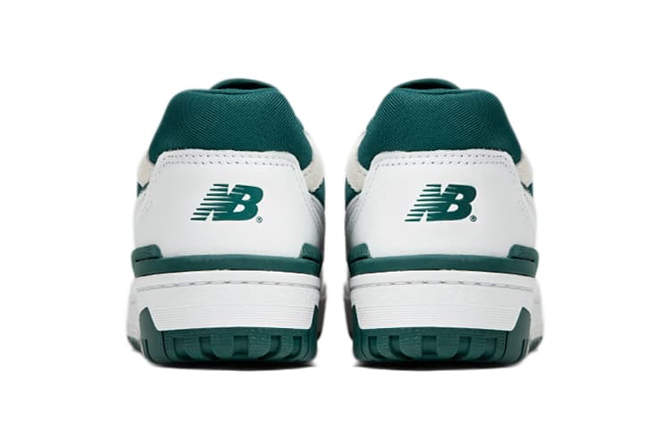 Ретро баскетбольные кроссовки New Balance 550 White Green - изображение 4