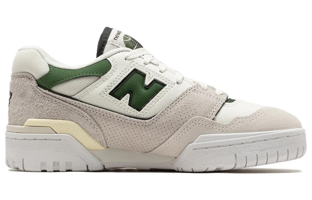 Ретро баскетбольные кроссовки New Balance 550 White Green - изображение 2