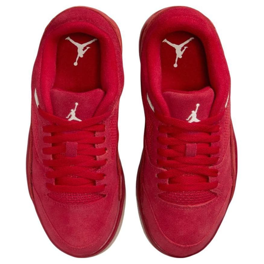 Кроссовки Jordan Flight Slip Resistant Abrasion Resistant Low Top Винтажные Баскетбольные Кроссовки Женские Красные - изображение 4