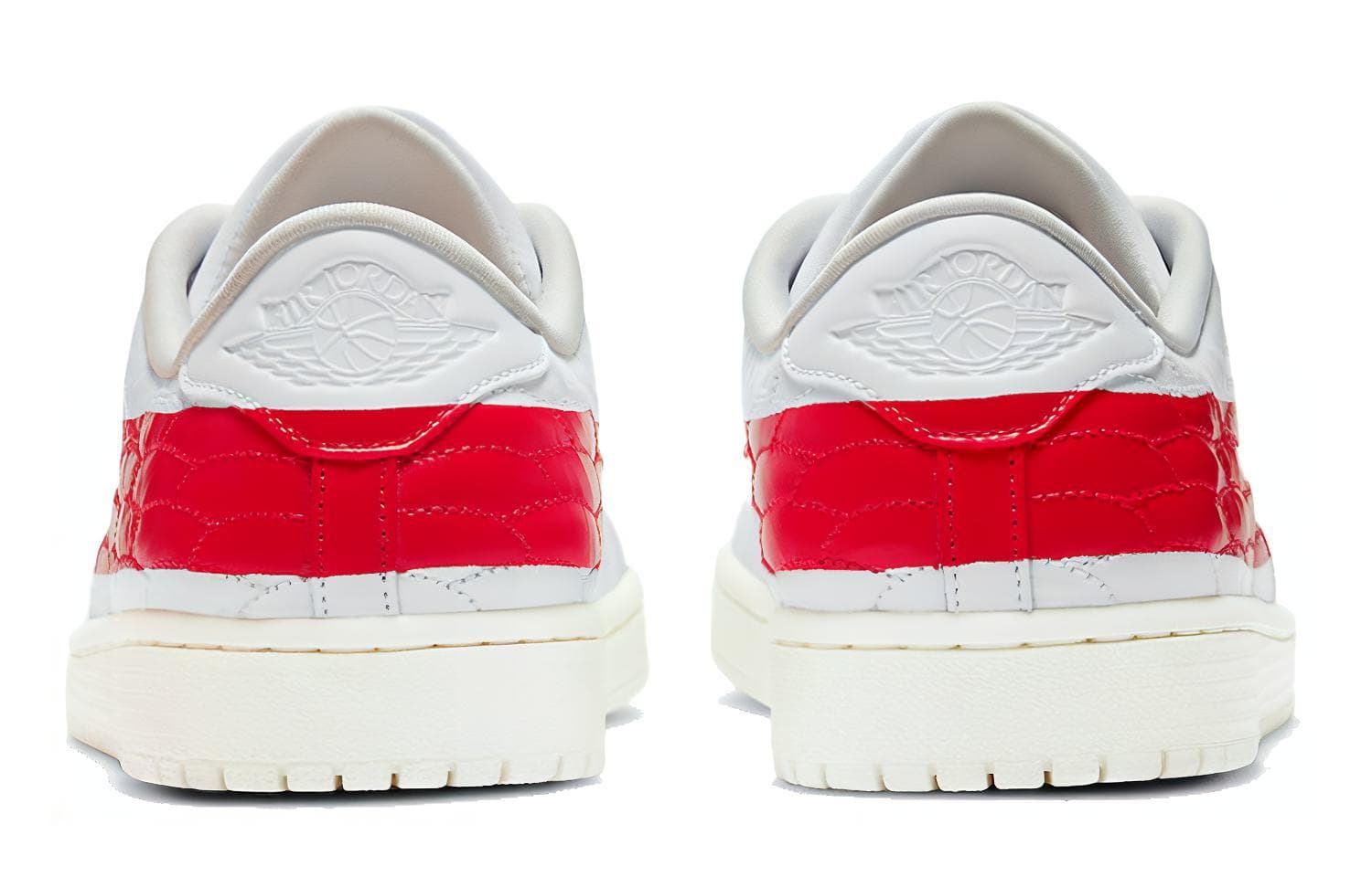 Ретро баскетбольные кроссовки Jordan Air Jordan 1 Center Court White Red — фото 5