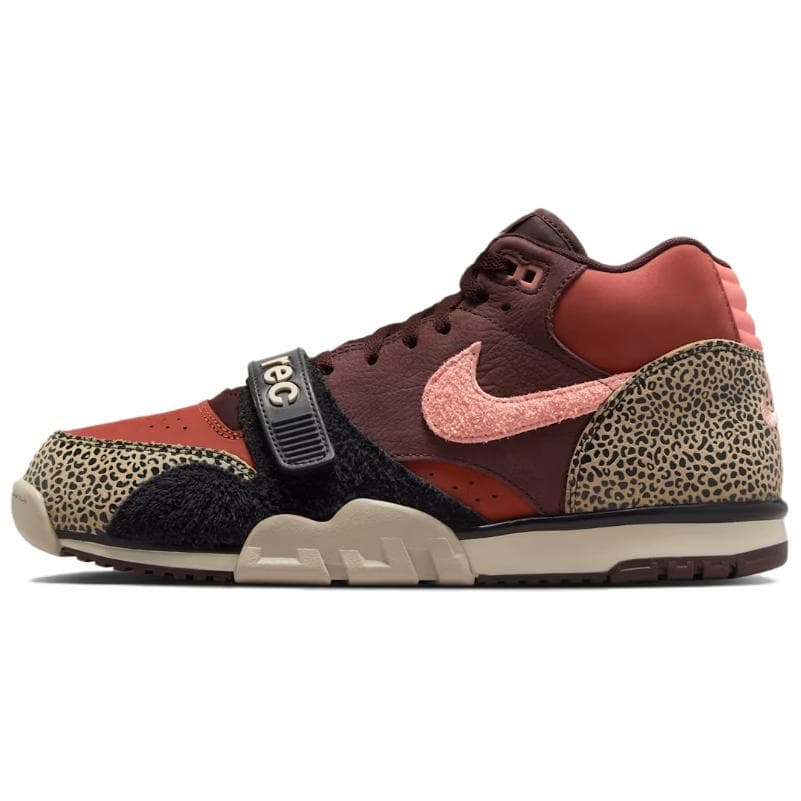 Кроссовки для спортзала YISHU REC X Nike Air Trainer 1 Противоскользящие устойчивые к истиранию низкие кроссовки для тренировок унисекс серые - изображение 1