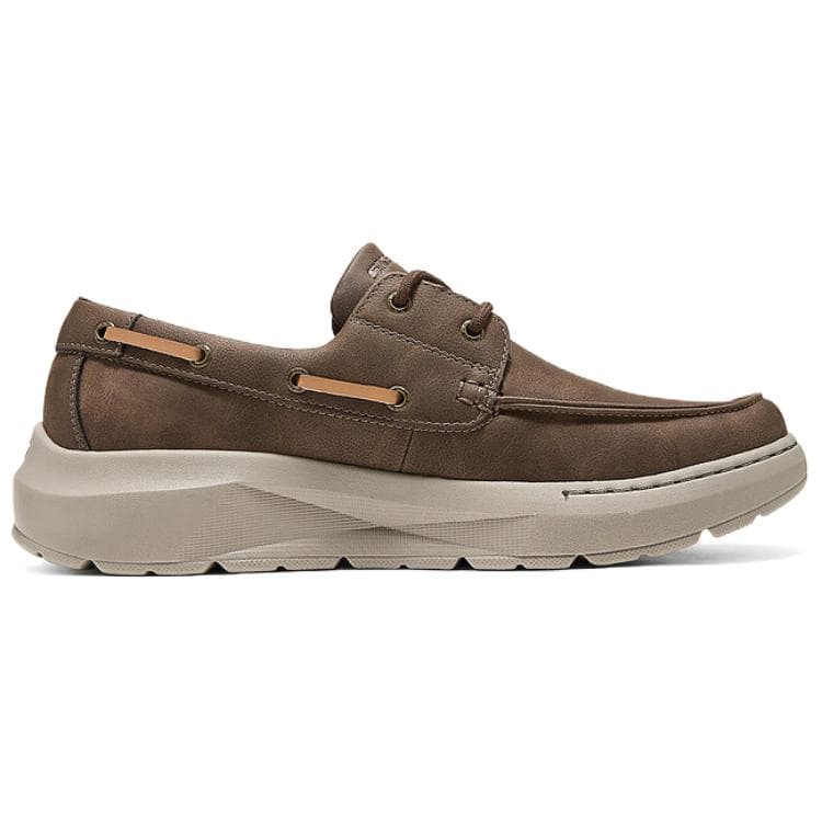 Skechers Повседневный Мокасины Повседневные кожаные туфли Мужской Коричневый - изображение 2
