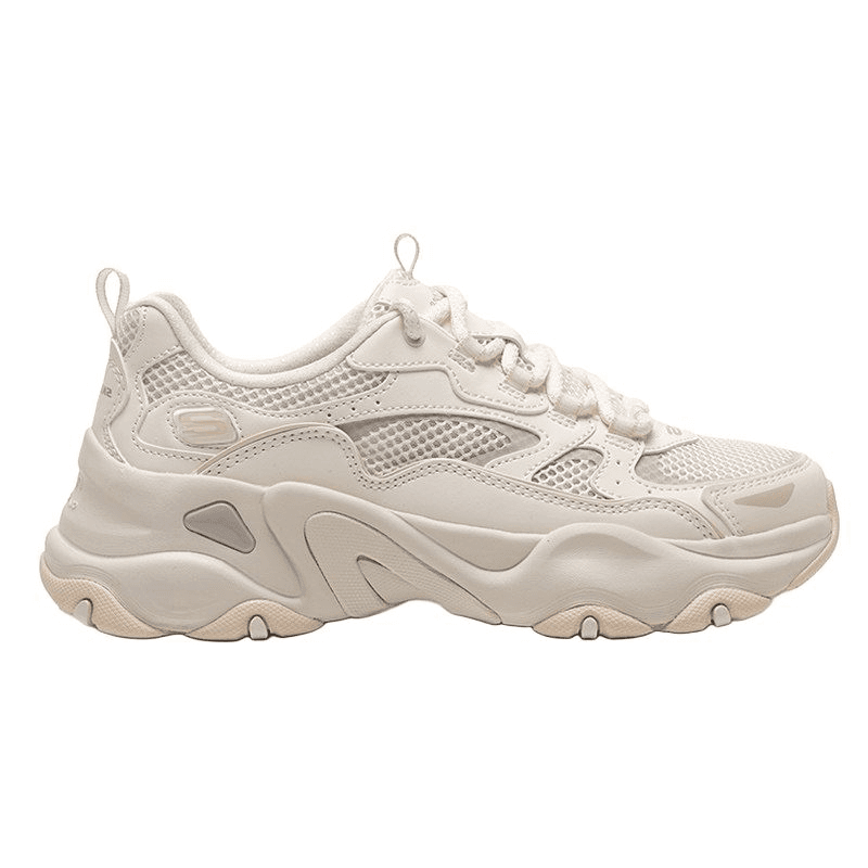 Кроссовки Skechers D'LITES 5,0 Low Топ Кроссовки с Толстой Подошвой Женские Бежевые - изображение 2