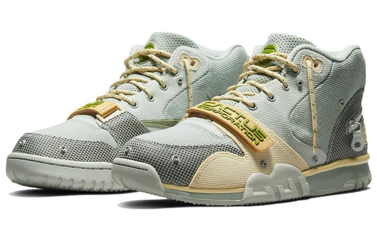 Кроссовки для спортзала Travis Scott x Nike Air Trainer 1 "Grey Haze" - изображение 3