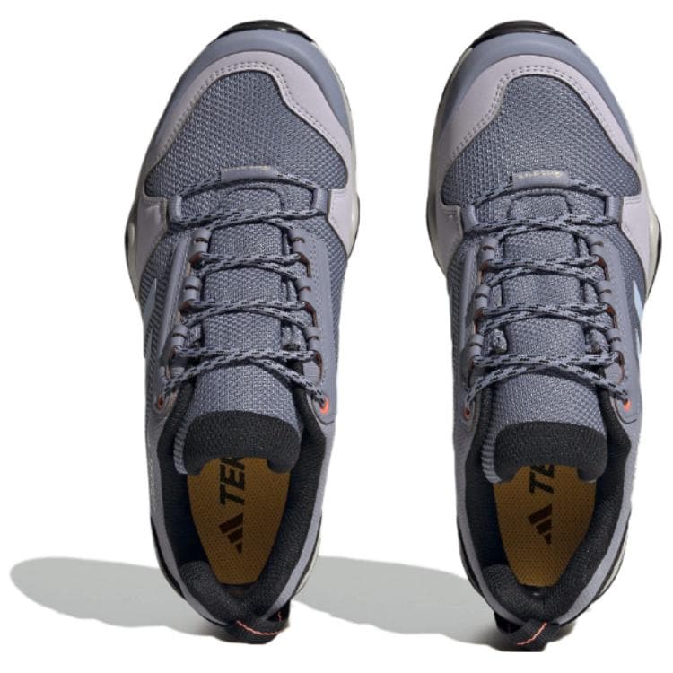 Кроссовки Adidas TERREX AX3 GTX Удобная Устойчивая к истиранию Дышащая Отводящая влагу Низкий Верх Походная Обувь Женская Серый - изображение 5