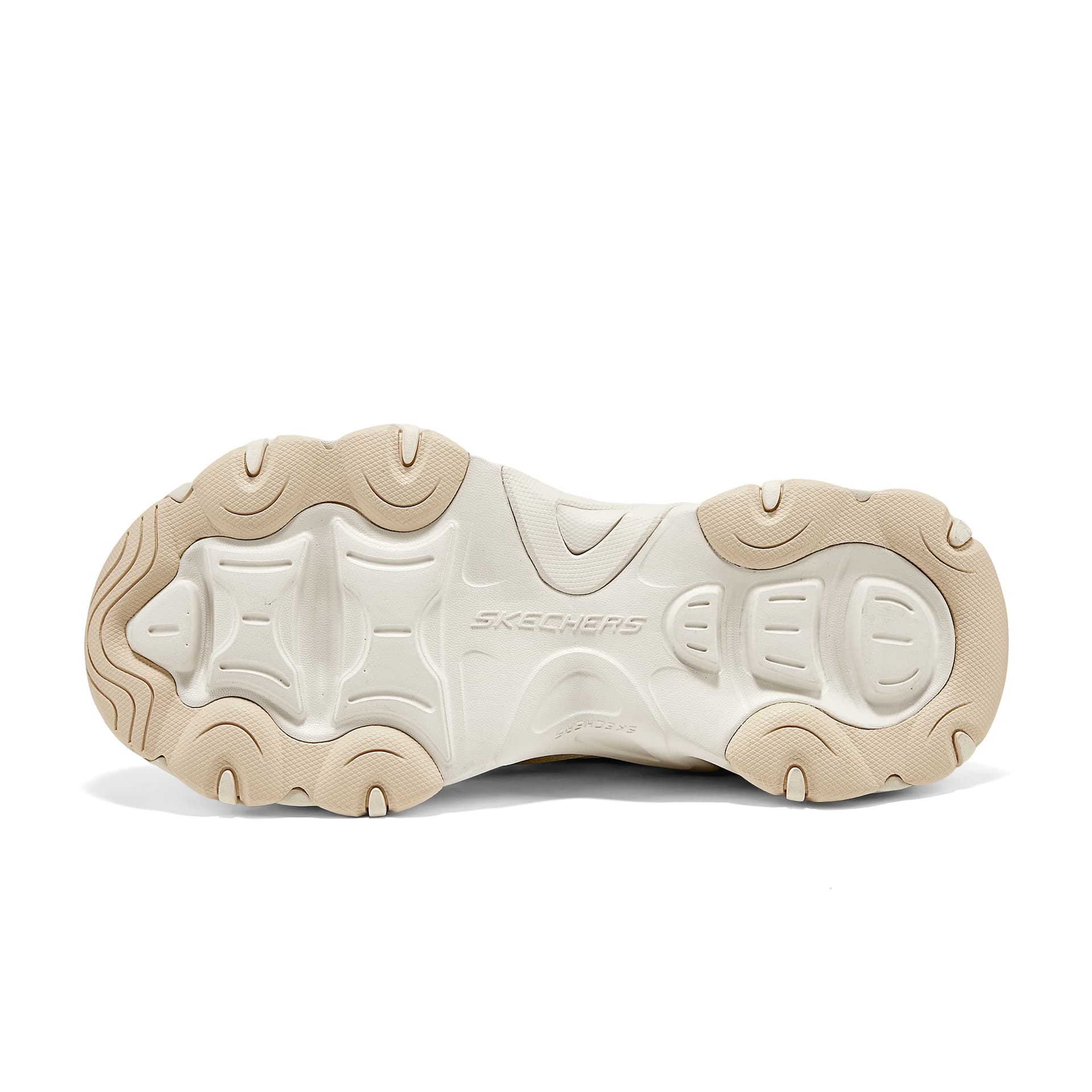 Кроссовки Skechers D'LITES 5,0 Low Топ Кроссовки с Толстой Подошвой Женские Бежевые - изображение 5