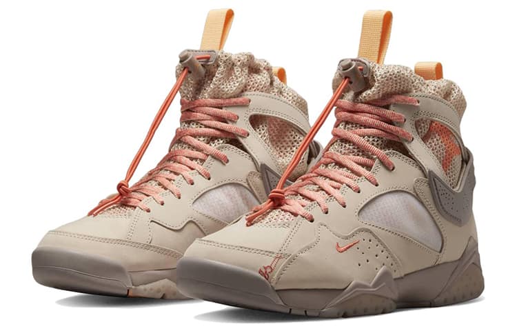 Ретро баскетбольные кроссовки Bephies Beauty Supply x Air Jordan 7 Retro "Sanddrift" - изображение 3