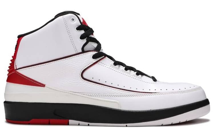 Ретро баскетбольные кроссовки Jordan Air Jordan 2 Retro QF White Varsity Red - изображение 2