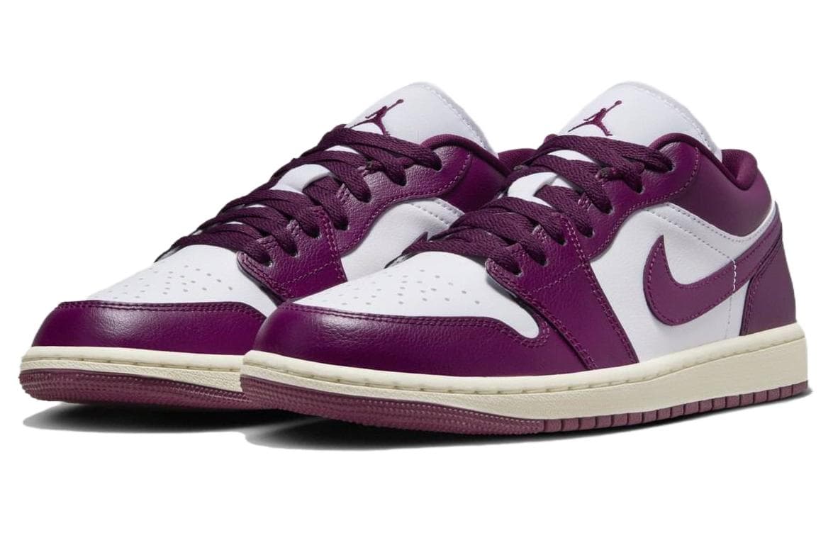 Ретро баскетбольные кроссовки Jordan Air Jordan 1 Low Retro Purple Red White - изображение 3