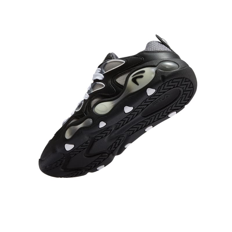 Кроссовки для баскетбола FILA FUSION VERTICAL Crack Shoes Низкие Баскетбольные Кроссовки Мужские Серебристо-Серый Черный - изображение 6