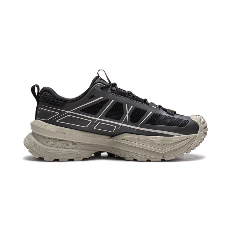 Кроссовки Li-Ning LINING Cloud На открытом воздухе CF SE TPU Универсальный минималистичный амортизация поддержка баланс Лоу-топы Походная обувь Унисекс Черный Обсидиановый серый - изображение 2