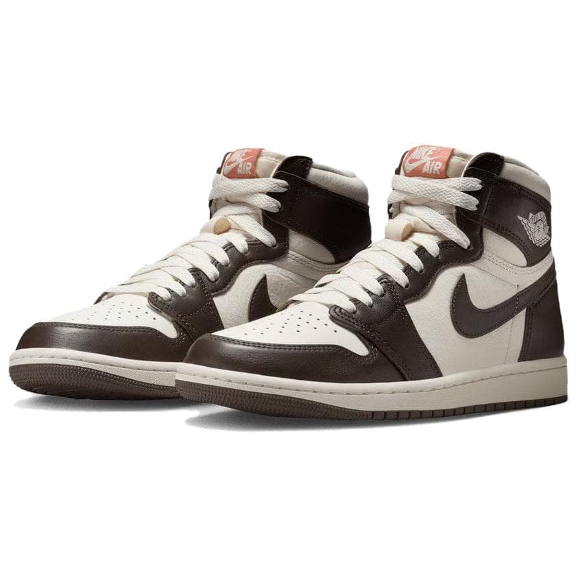 Ретро баскетбольные кроссовки Jordan Air Jordan 1 High Топ Винтажные Баскетбольные Кроссовки Женские Коричневый - изображение 3
