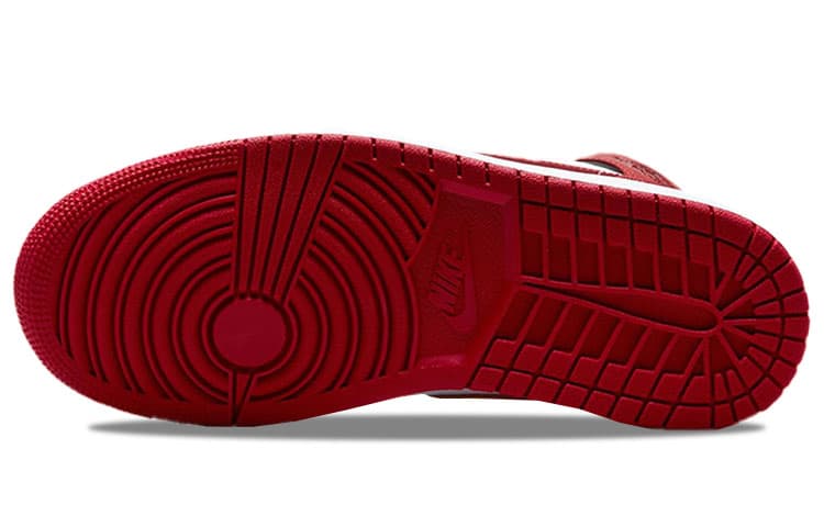 Ретро баскетбольные кроссовки Jordan Air Jordan 1 Mid "Bred Toe" — фото 6