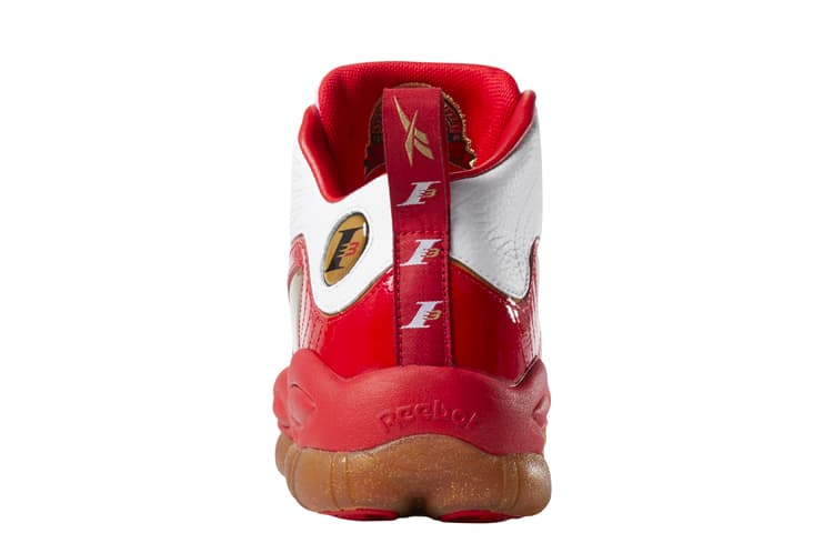 Ретро баскетбольные кроссовки Reebok Iverson Legacy White Red - изображение 4