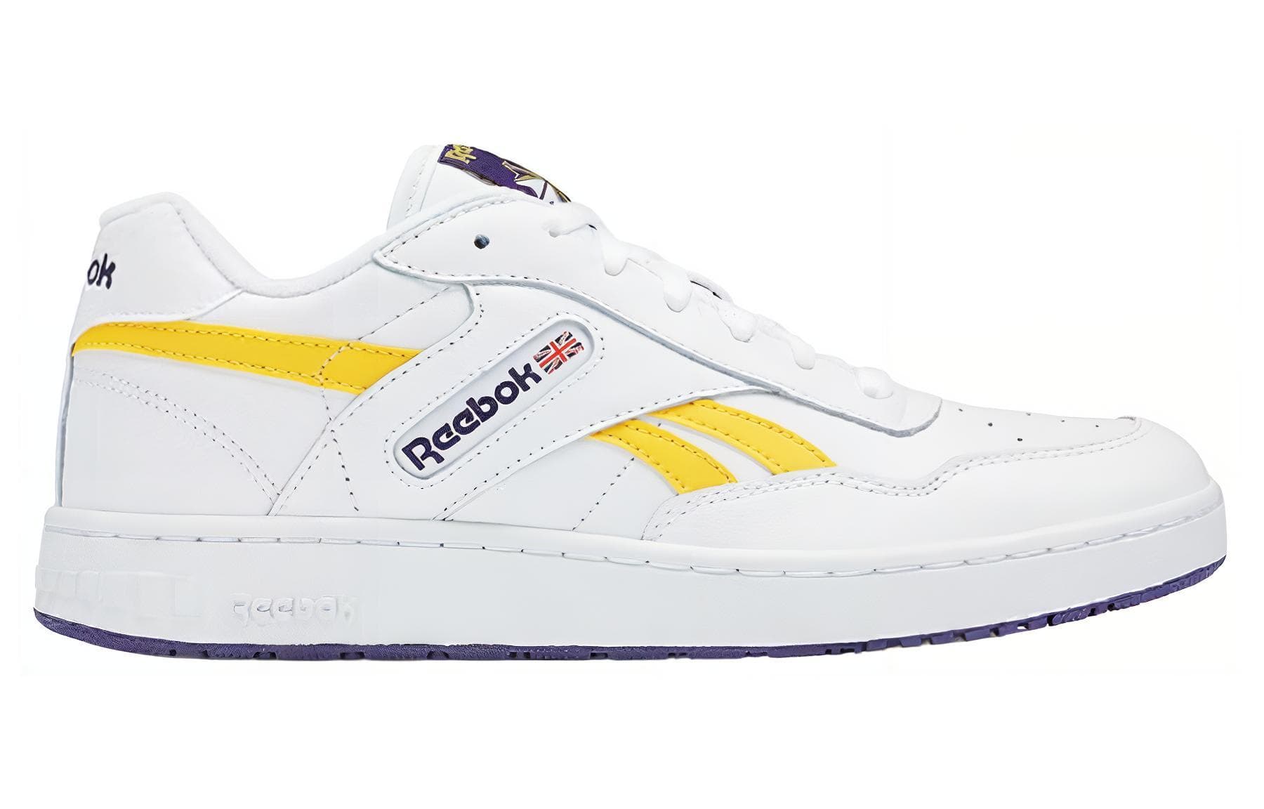Ретро баскетбольные кроссовки Reebok BB 4000 MU White Yellow - изображение 2
