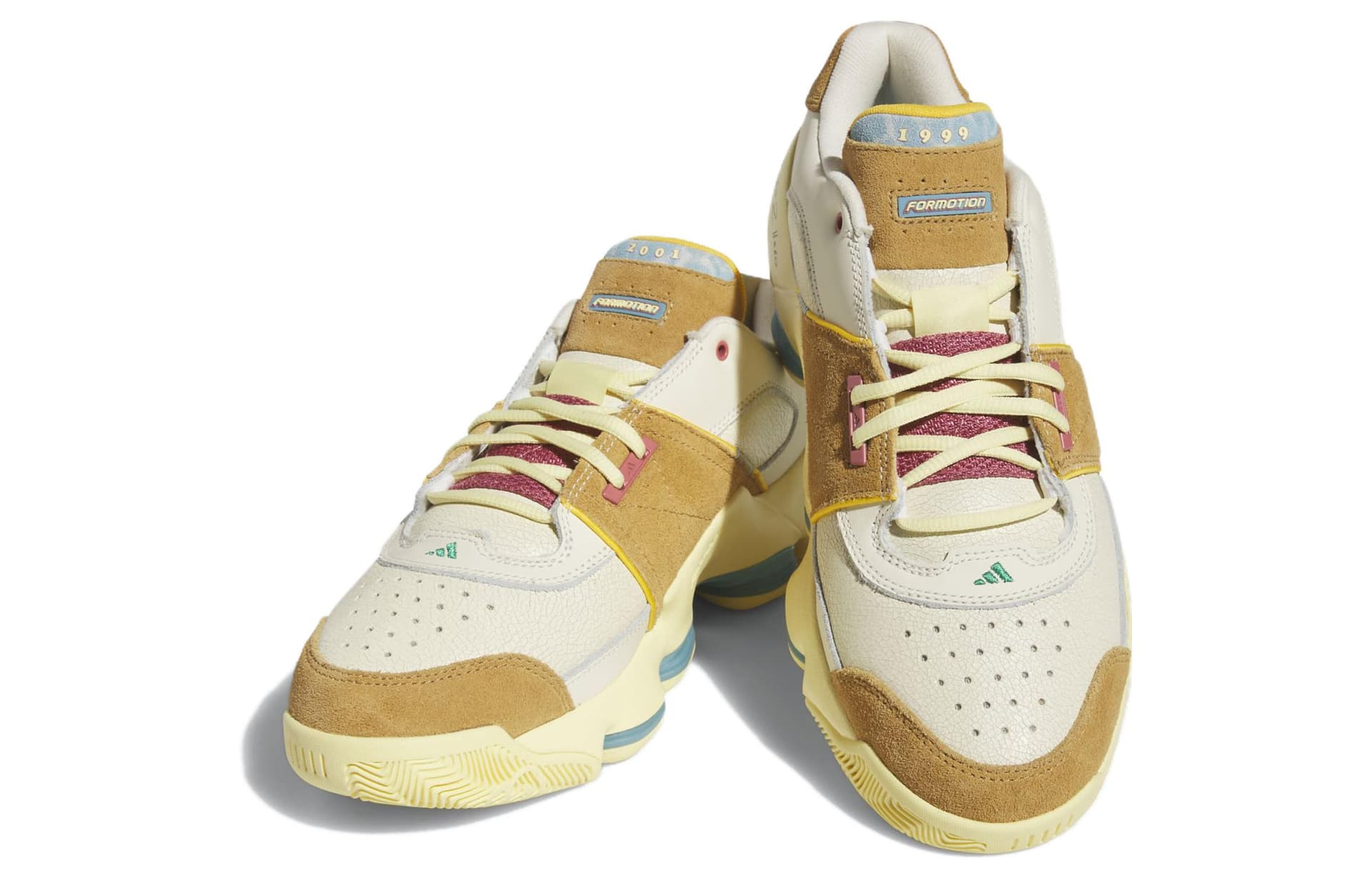Ретро баскетбольные кроссовки adidas Agent Gil Restomod White Yellow - изображение 3