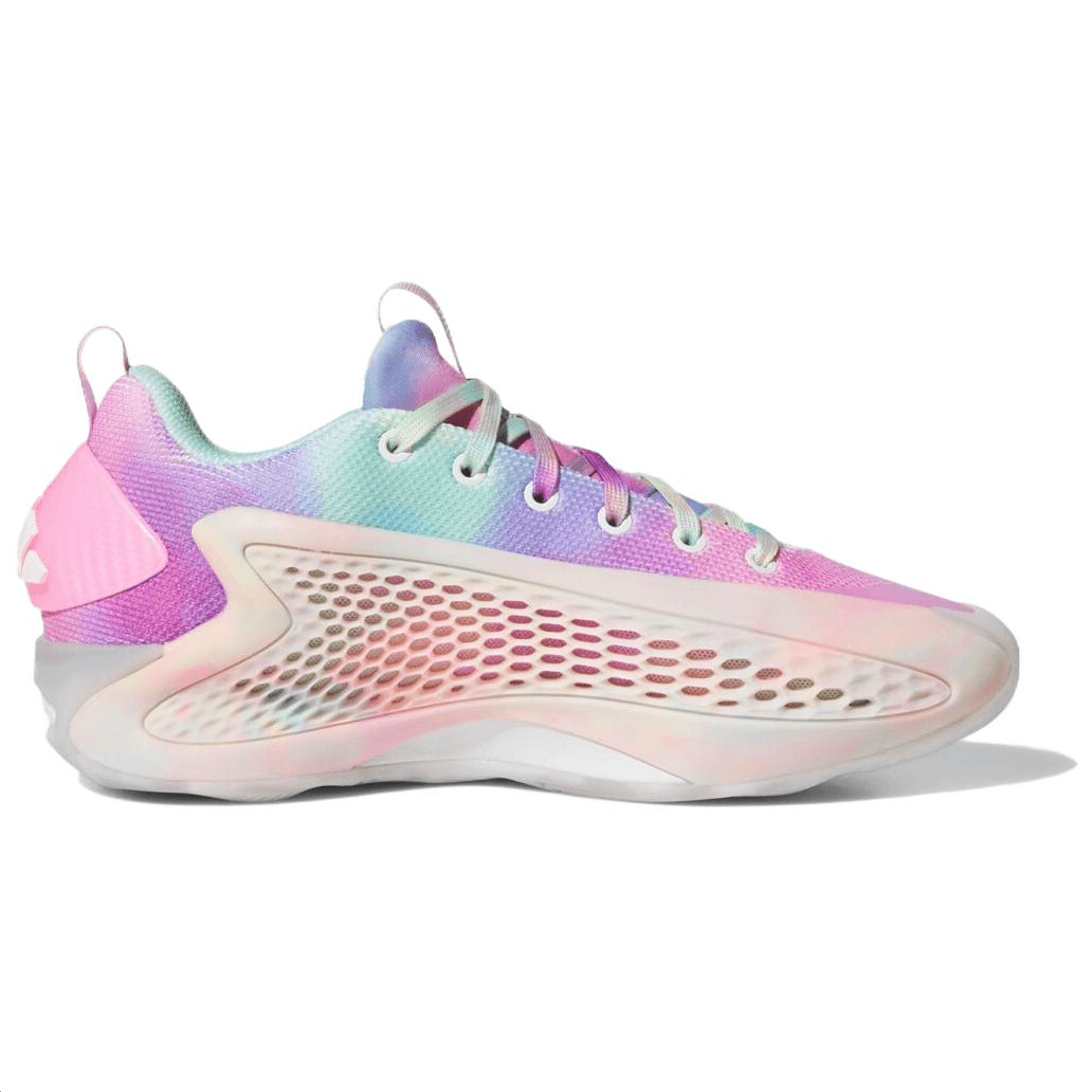 Кроссовки для баскетбола Adidas A.E. 1 Low Баскетбольные кроссовки Унисекс Розовый Бирюзовый - изображение 2