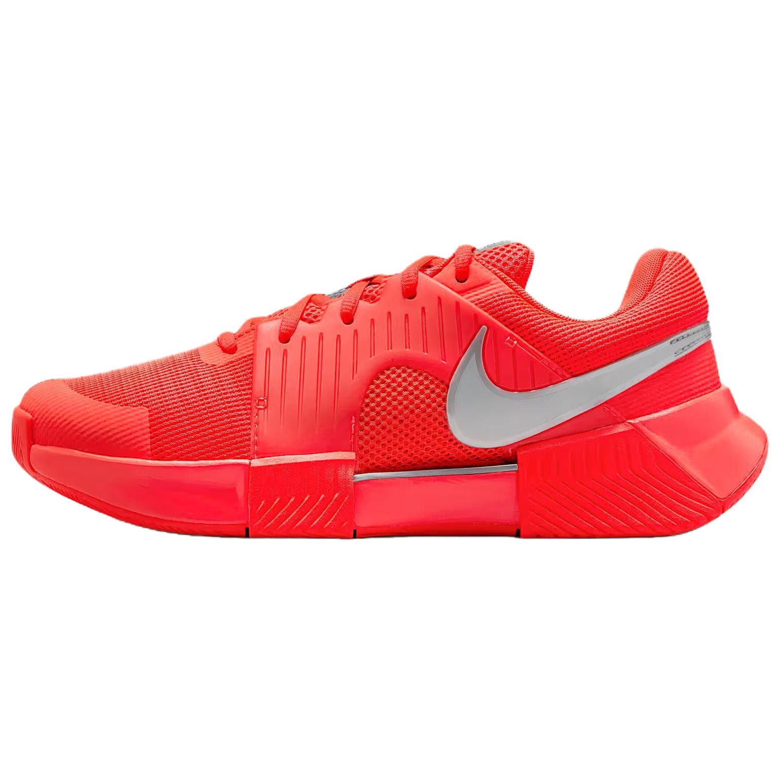 Кроссовки для тенниса Nike GP Challenge 1 Устойчивые к истиранию Кроссовки для тенниса с низким верхом Женские Красные Серебряные - изображение 1