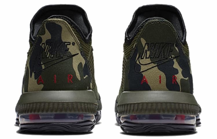 Кроссовки для баскетбола Nike Lebron 16 Low "Camo" Olive - изображение 3