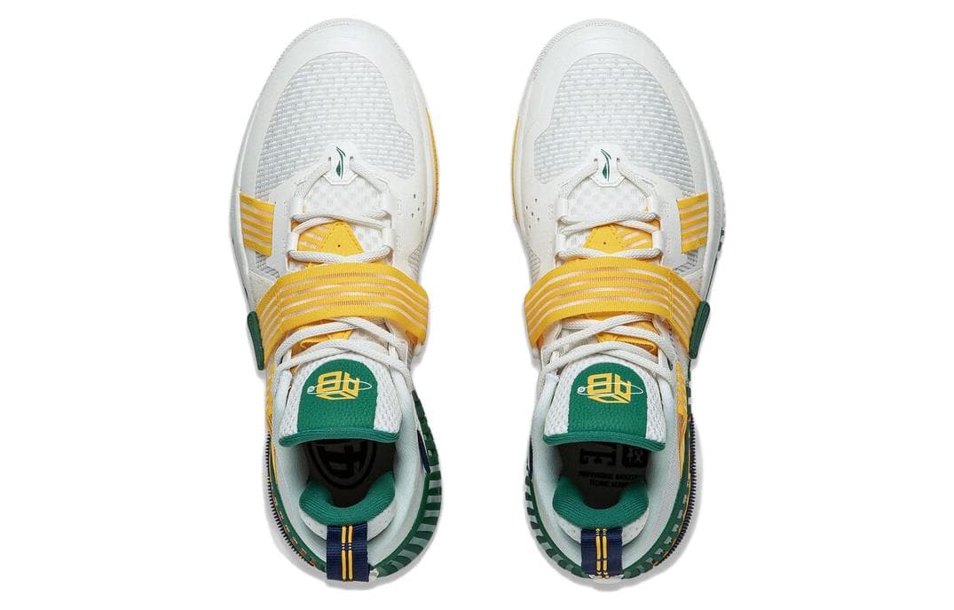 Кроссовки для баскетбола LiNing Furious Low White Yellow - изображение 4