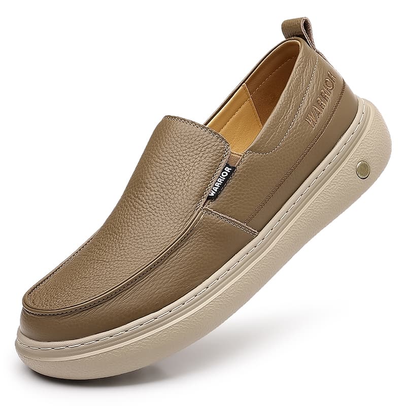 Warrior Кожаные туфли для мужчин Осенний Slip-On Мужской - изображение 2
