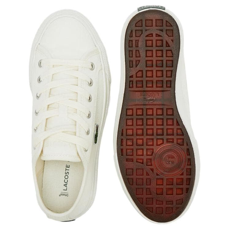Кеды LACOSTE Низкие кеды женские белые - изображение 5