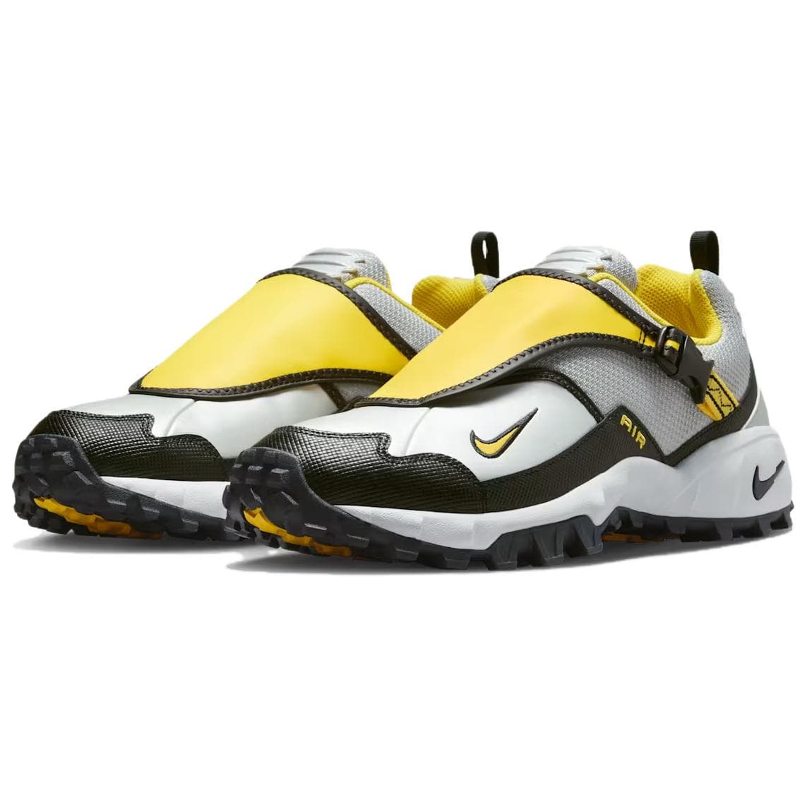 Кроссовки Nike ACG Phassad противоскользящая устойчивая к истиранию низкий верх походная обувь унисекс желто-серый - изображение 3