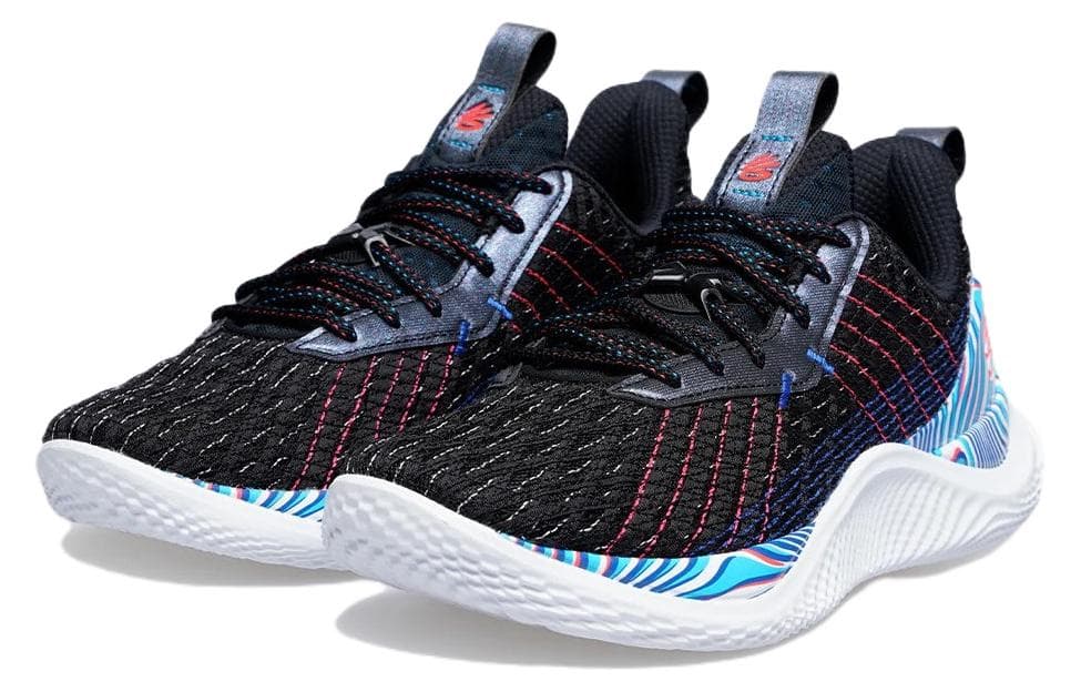 Кроссовки для баскетбола Under Armour Curry 10 Black Blue White - изображение 3